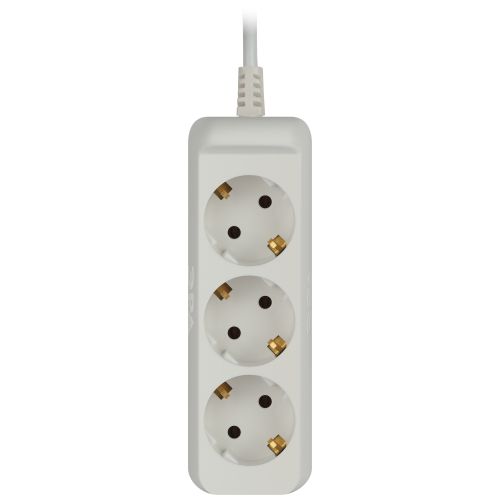 Удлинитель 3х3м с заземл. 10А IP20 UX-3e-3m ПВС 3х0.75 Эра Б0035750
