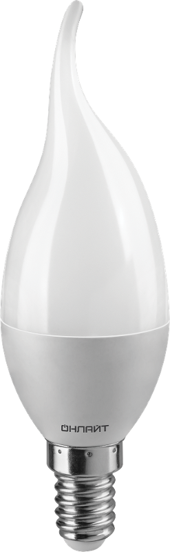 Лампа светодиодная OLL-FC37-8-230-4K-E14-FR | 61198 | ОНЛАЙТ