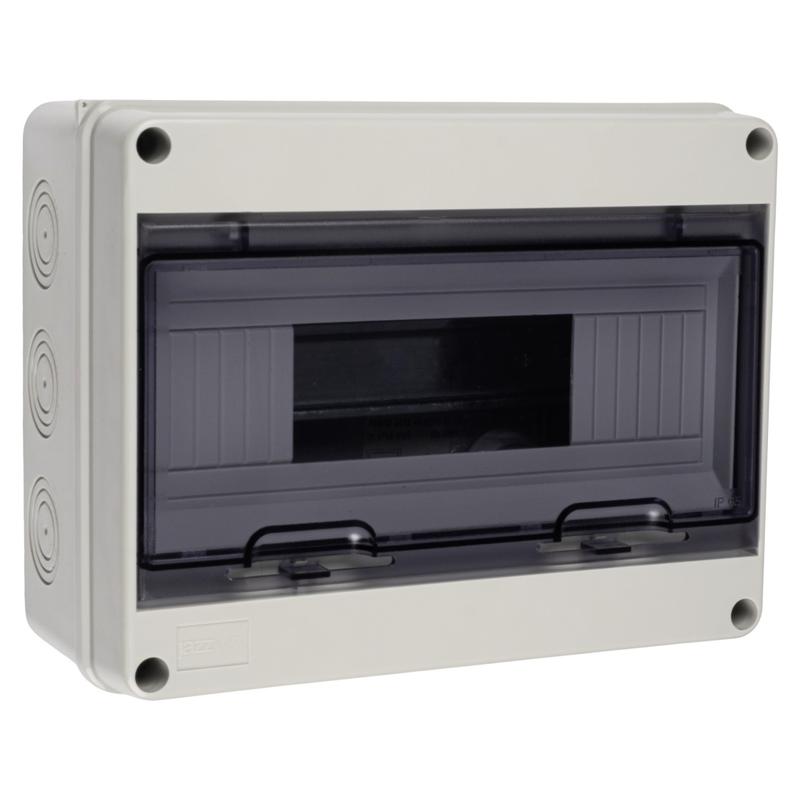 Бокс модульный накладной PDB/W 4012 GR (ЩРН-ПГ-12) IP65 пластик. Pro JazzWay 5072084