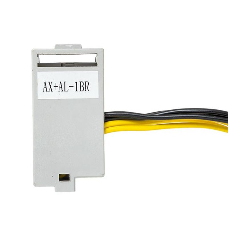 AV POWER-1 Доп. и аварийный контакт AX+AL для TR справа | mccb-1R-AX+AL-TR-av | EKF