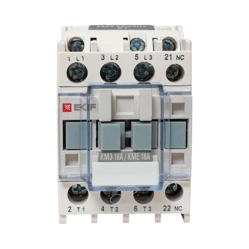 Контактор малогабаритный КМЭ 18А 220В 1NC EKF PROxima | ctr-s-18-220-nc | EKF