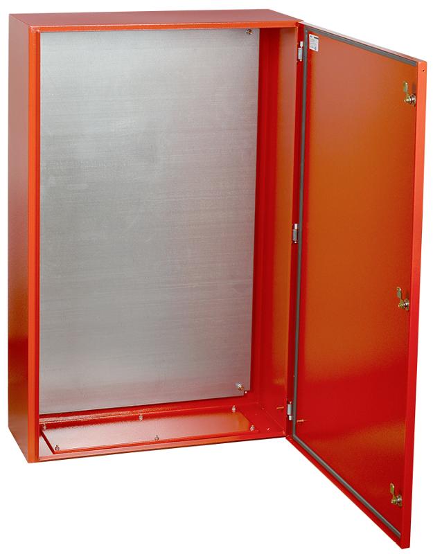 Щит с монтажной панелью ЩМП-6-0 IP54 У2 RAL 3020 (1200х750х300м) красный | IND-YKM40-06-54 | IEK