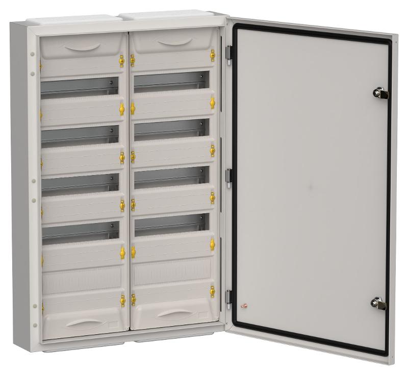 TITAN 5 Корпус металлический ЩРн-120 (2х60) 835х570х140 IP54 серый  | TI5-50-N-2X060-54-7035 | IEK