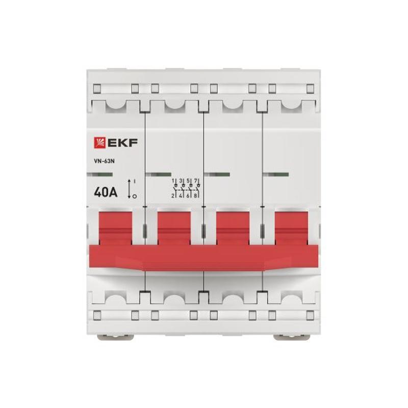 Выключатель нагрузки 4P 40А ВН-63N PROxima| S63440 | EKF