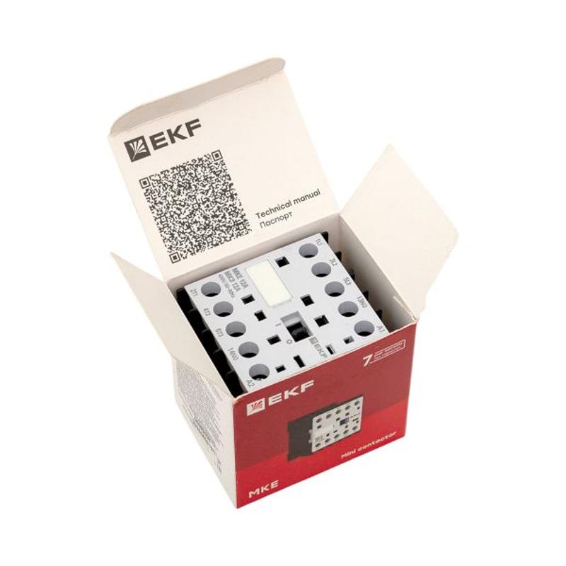 Миниконтактор МКЭ 12А 230В 1NO EKF PROxima | Mctr-s-12-230 | EKF