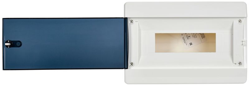 Корпус ЩРН-П-12 UNION Compact IP41 черн. прозр. дверь пластик. IEK UIC-KP12-N-12-41-K01