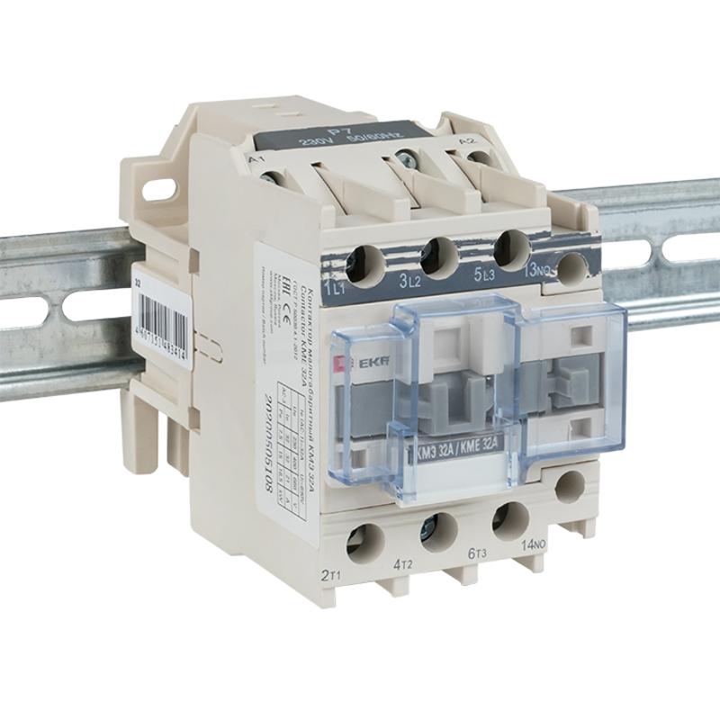 Контактор малогабаритный КМЭ 32А 220В 1NC EKF PROxima | ctr-s-32-220-nc | EKF