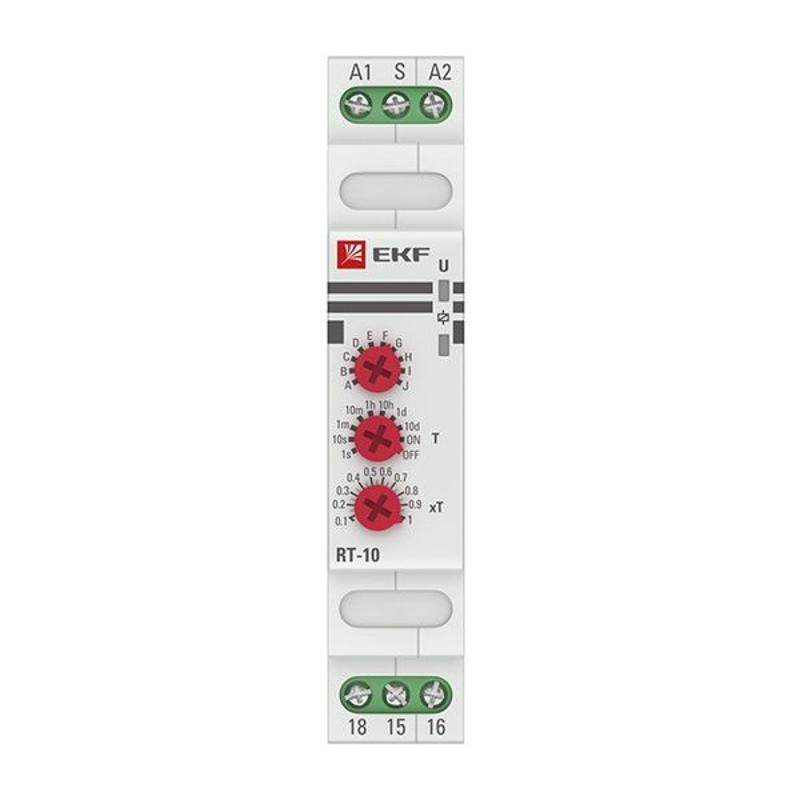 Реле времени (10 устанавл. функц.) RT-10 12-240В EKF PROxima|rt-10-12-240|EKF