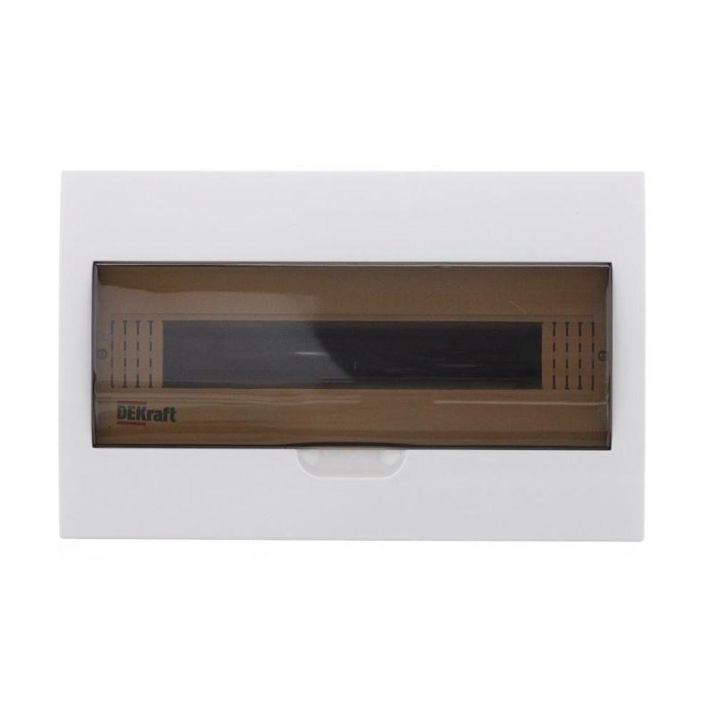 Корпус встраиваемый ЩРВ-П-18 25х40х10 18мод. IP41 пластик. DEKraft 31005DEK