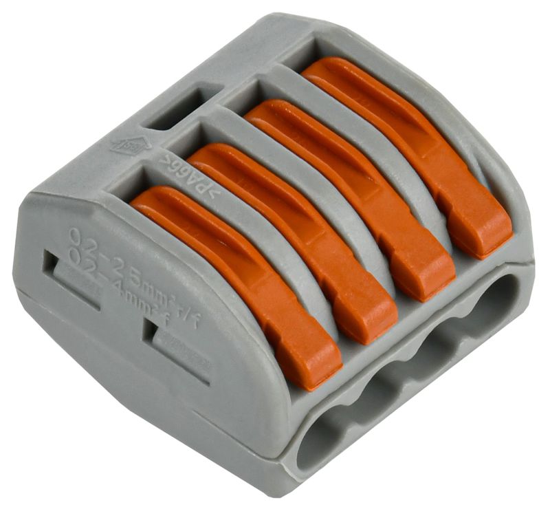 Клемма строительно-монтажная СМК 222-414 (уп.4шт) IEK UKZ20-414-004