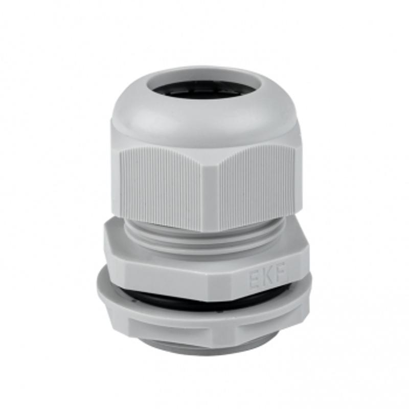 Сальник PG21 IP54 (20 шт) d отв. 27 мм / d провод. 13-18 мм PROxima | plc-pg-21-r | EKF