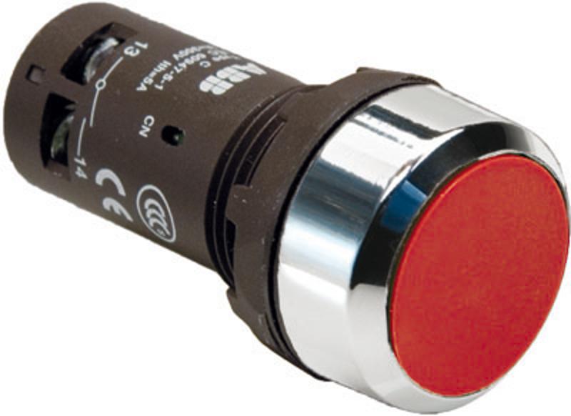 Кнопка CP1-30R-02 красная без фиксации 2HЗ | 1SFA619100R3051 | ABB