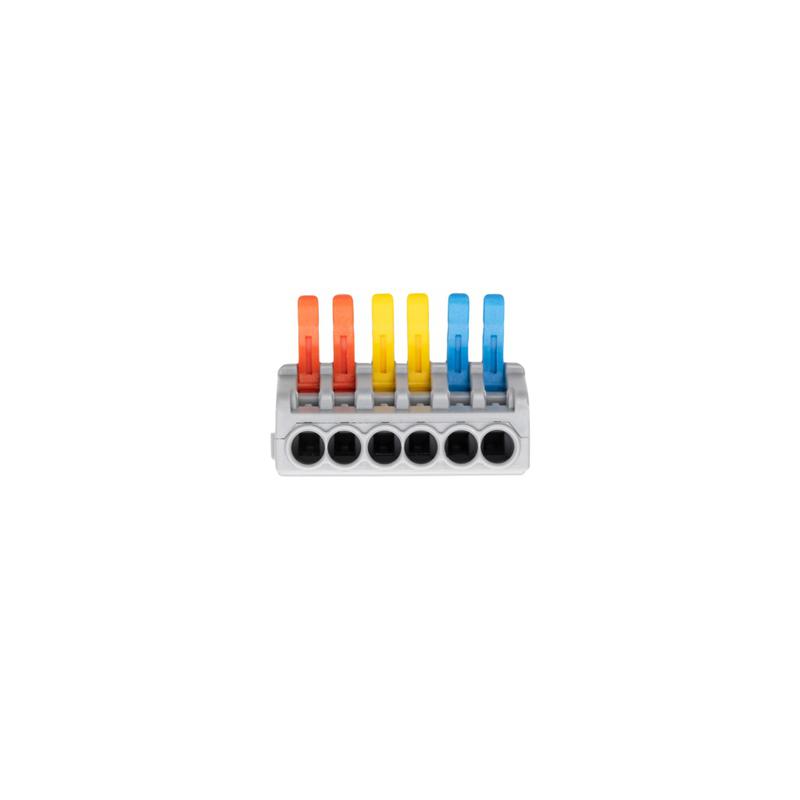 Клемма монтажная СМК PTC-3P 4236 BL/2 450В 32А 0.08-2.5(4.0)кв.мм JazzWay 5073807