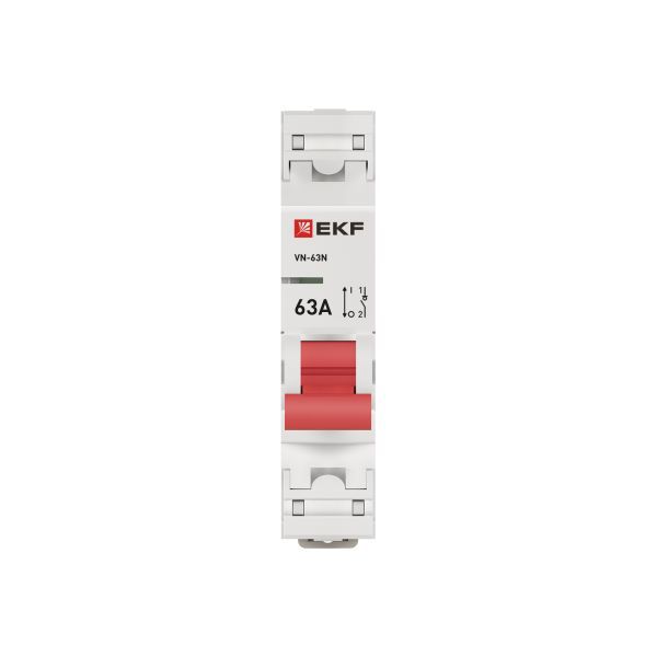 Выключатель нагрузки 1п 63А ВН-63N PROxima EKF S63163