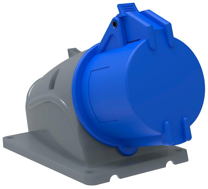 Розетка стационарная ССИ-123 32А-6ч/200-250В 2Р+РЕ IP44 MAGNUM | PSN11-032-3 | IEK
