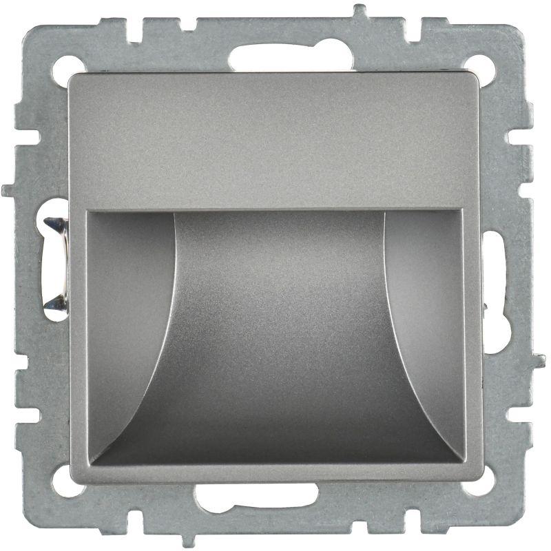 Подсветка светодиодная BRITE встраив. ПЛ20-БрС механизм сталь IEK BR-FL20-K46