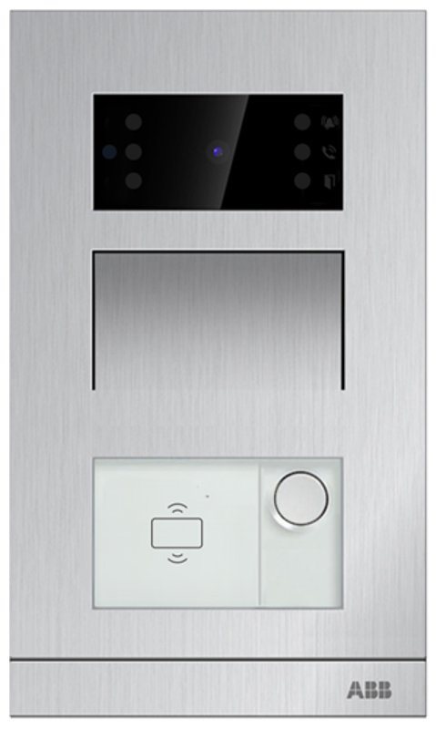 Станция вызова мини с одной клавишей, со считывателем ID | M21312P1-A | ABB