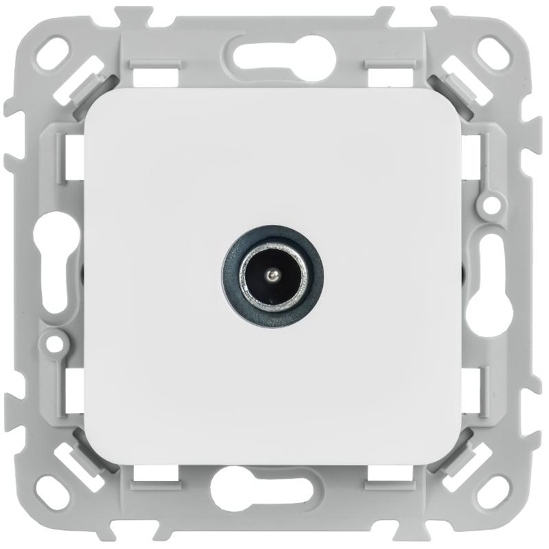 FLITE Розетка TV экран. оконечная тип M РТВм-1-1-1-ФлБ белый | FI-A13-O-K01 | IEK