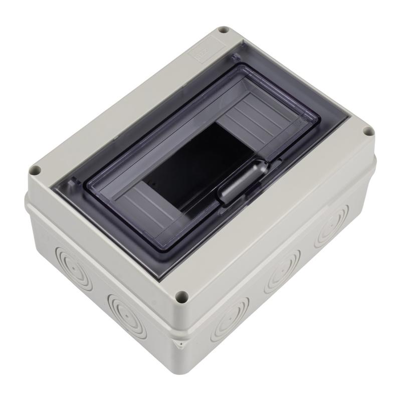 Бокс модульный накладной PDB/W 4008 GR (ЩРН-ПГ- 8) IP65 пластик. Pro JazzWay 5072060