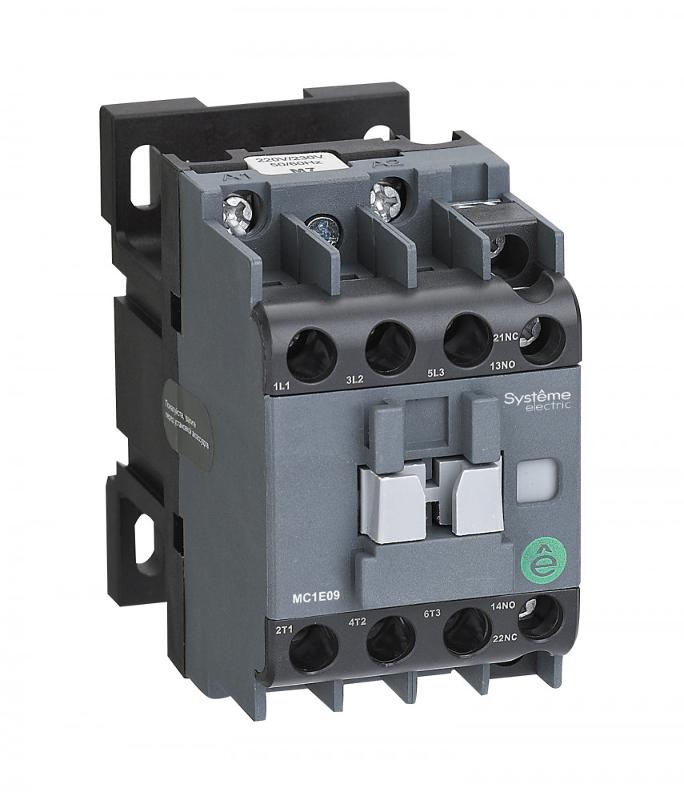 КОНТАКТОР MC1E 3P 12A НО+НЗ 24V 50/60ГЦ | MC1E12B7 | SE