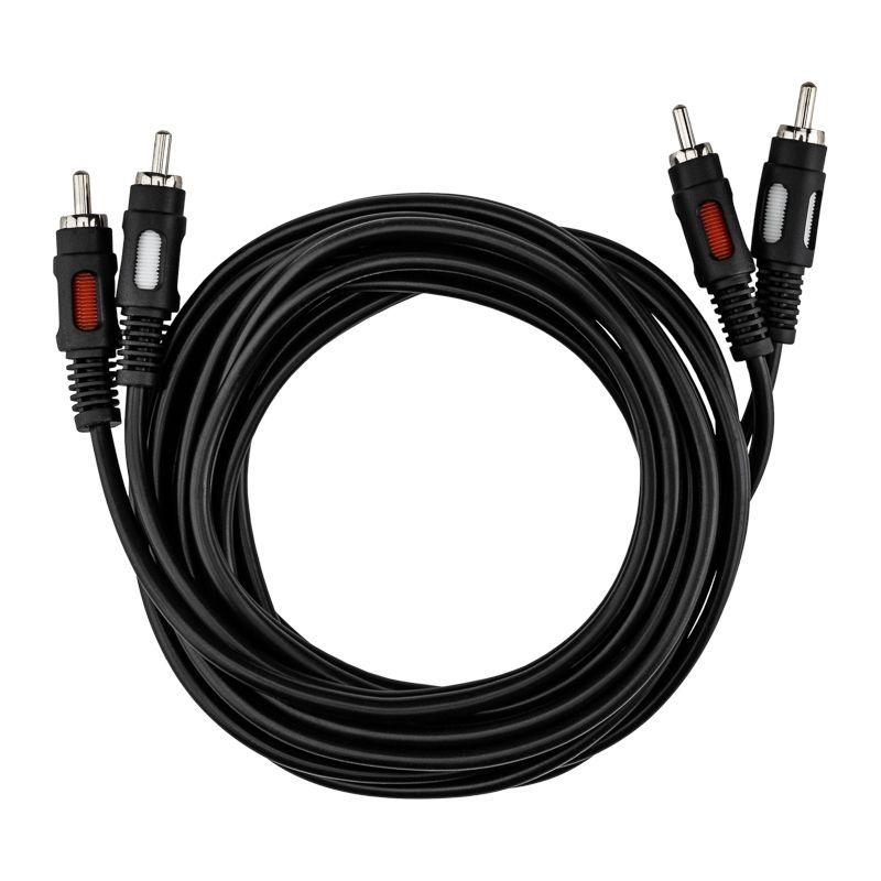 Шнур 2RCA Plug - 2RCA Plug 3м (GOLD) Rexant 17-0145