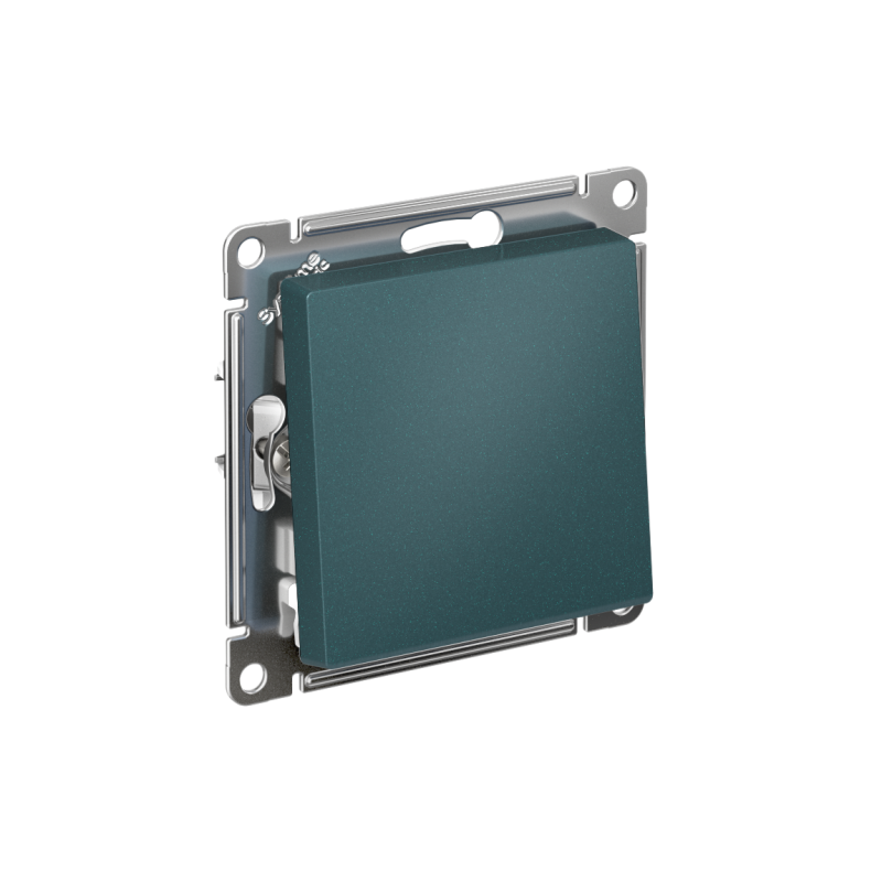 Выключатель 1-кл. СП AtlasDesign 10А IP20 (сх. 1) 10AX механизм изумруд SE ATN000811