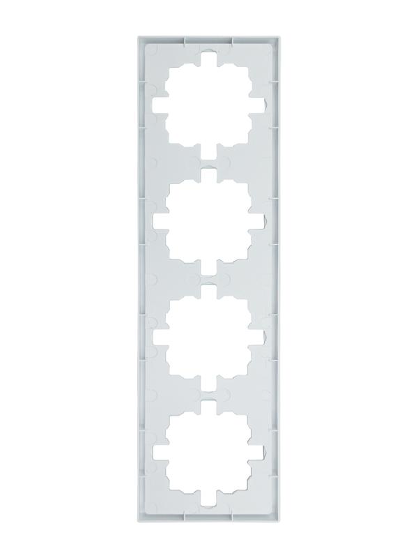 Рамка 4-м ZIMA горизонт. бел. LEZARD 704-0200-149