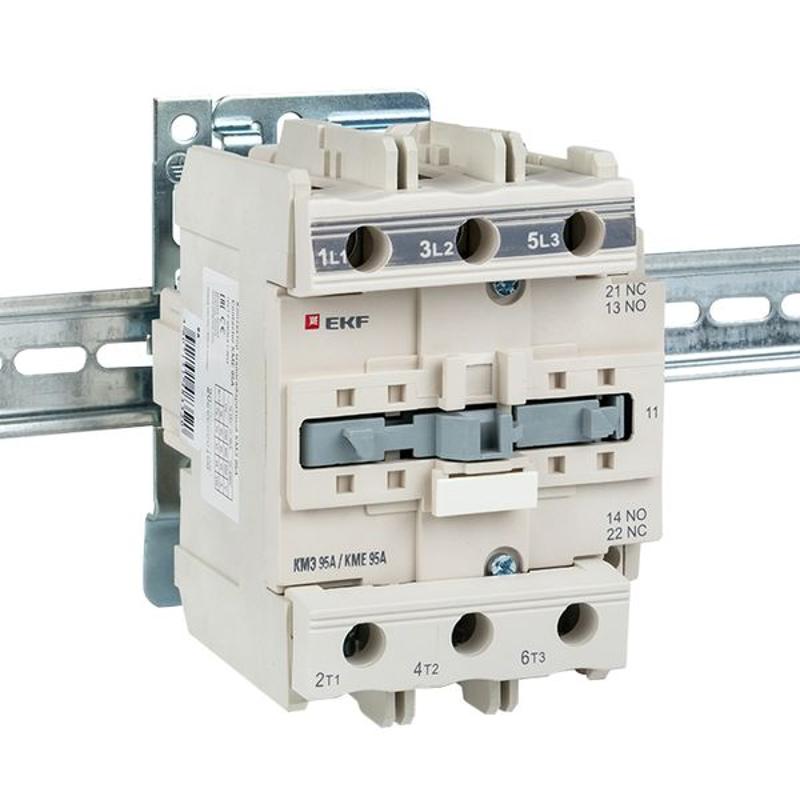 Контактор малогабаритный КМЭ 95А 220В NO+NC EKF PROxima | ctr-s-95-220 | EKF