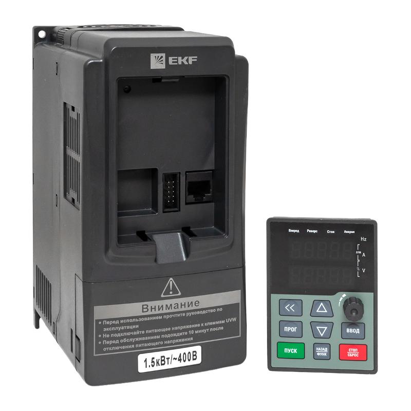 Преобразователь частоты 1,5/2,2кВт 3х400В VECTOR-100 EKF PROxima | VT100-1R5-3B | EKF