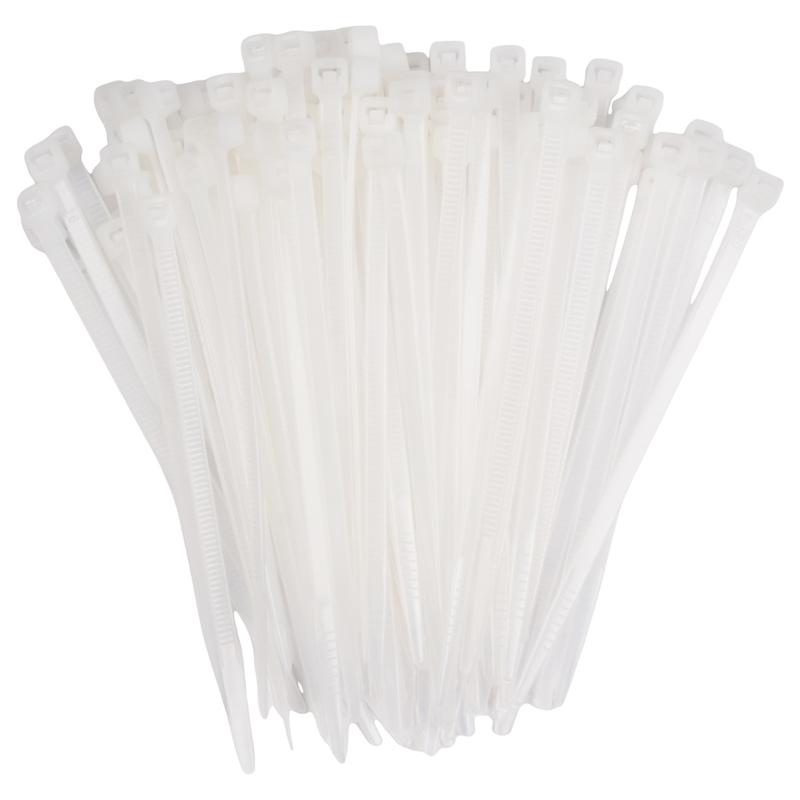 Хомут кабельный PCT 3.6х100-100WH 3.6х100 PA6.6 бел.(уп.100шт) JazzWay 5053700