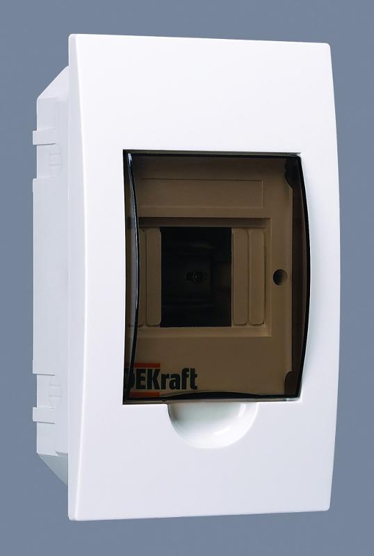 Корпус пластиковый встраиваемый 4 модуля, IP41, ЩРВ-П-4 | 31001DEK | DEKraft