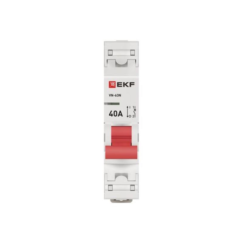 Выключатель нагрузки 1P 40А ВН-63N PROxima| S63140 | EKF