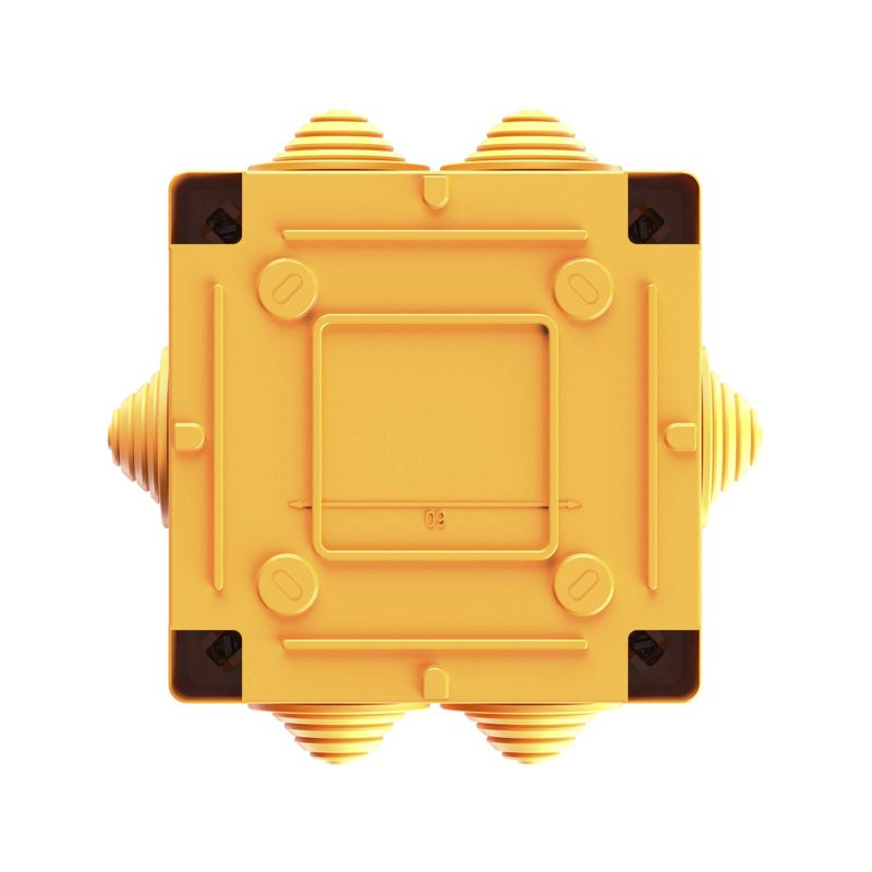 Коробка ответвительная FS 100х100х50мм IP55 6п 450В 6А 4кв.мм с кабельными вводами и клеммниками пластик. DKC FSB11604