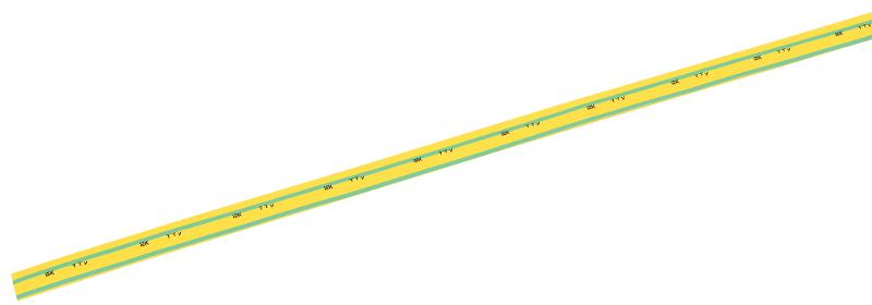 Термоусадочная трубка ТТУ нг-LS 60/30 желто-зеленая 1 м  | UDRS-D60-1-K52 | IEK