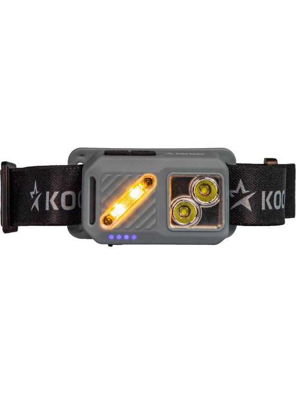 Фонарь налобный 2х2Вт XPG 3х1Вт SMD/Li-po1200мА.ч ABS пластик магниты и крюк КОСМОС (KOC850Lit)