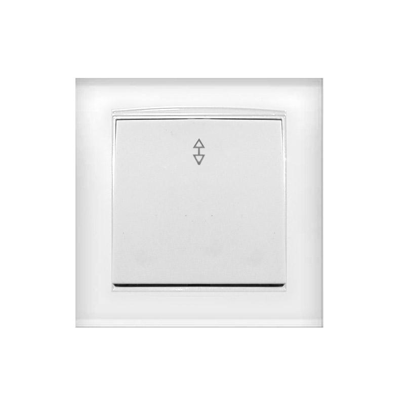 Переключатель проходной 1-кл. СП Бриллиант 10А IP20 бел. UNIVersal 7947373