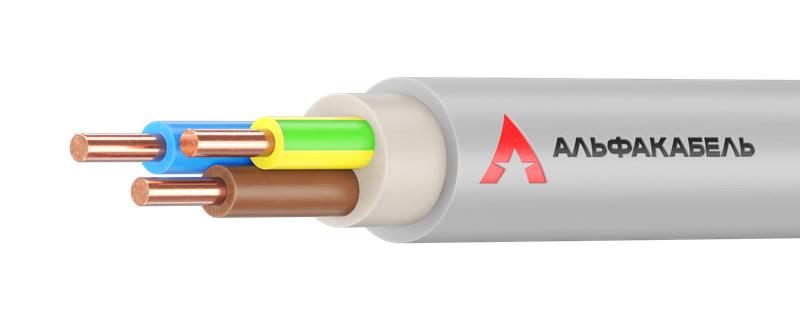 Кабель NYM-J 3х1.5 0.66кВ (уп.5м) АЛЬФАКАБЕЛЬ 05128