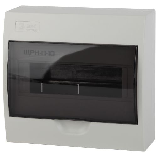 Бокс навесной ЩРН-П-10 10мод. IP41 пластик SIMPLE NO-box_simple-plastic_10_surface BOXS10 Эра Б0041524