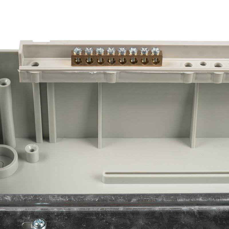 Бокс модульный накладной PDB/W 4015 GR (ЩРН-ПГ-15) IP65 пластик. Pro JazzWay 5072107