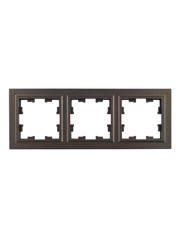 Рамка 3-м BRITE РУ-3-БрТБ бронза IEK BR-M32-K45