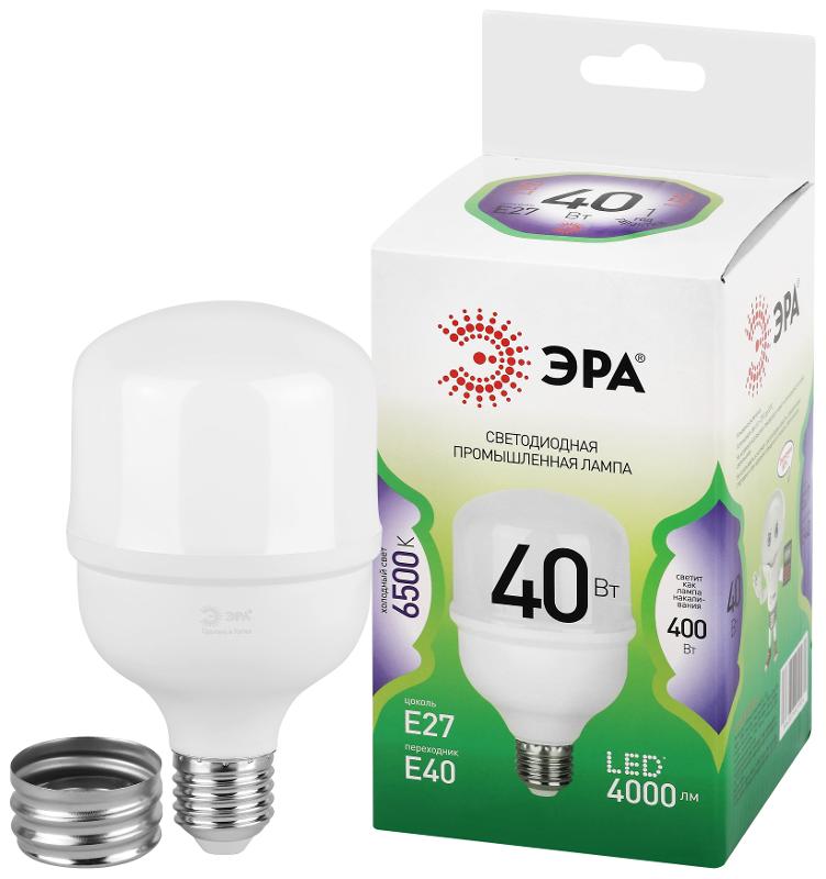 Лампа светодиодная  GREEN LINE LED POWER T80-40W-865-E27/E40 GL E27/E40 40 Вт колокол холодный свет | Б0067048 | ЭРА