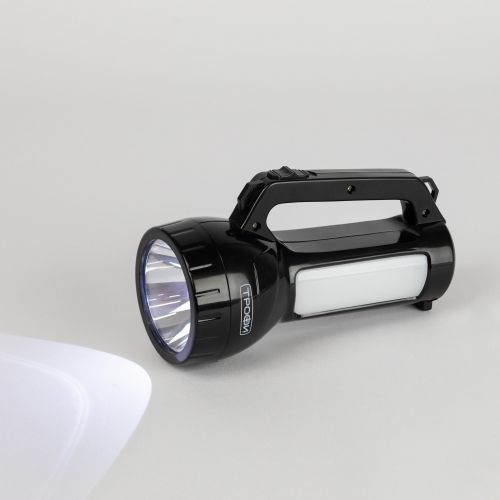 Фонарь-прожектор аккумуляторный PA-504 SMD LED 1Вт боков. светильник 24 SMD LED 2 режима 4 Трофи Б0042439