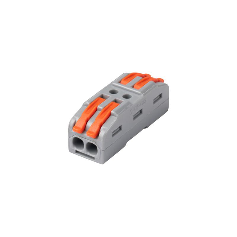 Клемма монтажная СМК PTC-2P 4222 BL/4 450В 32А 0.08-2.5(4.0)кв.мм JazzWay 5073685