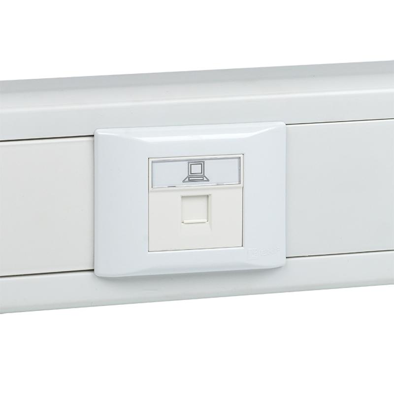Розетка RJ45, категории 5е (ширина 2 модуля) | E2MK015E-135-10 | EKF