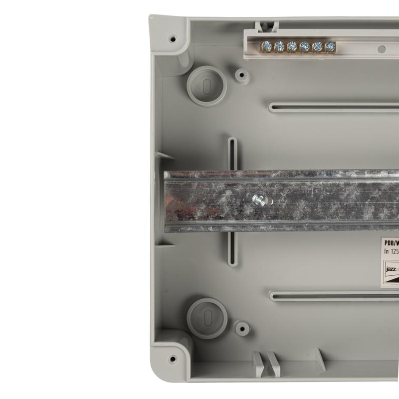 Бокс модульный накладной PDB/W 4012 GR (ЩРН-ПГ-12) IP65 пластик. Pro JazzWay 5072084