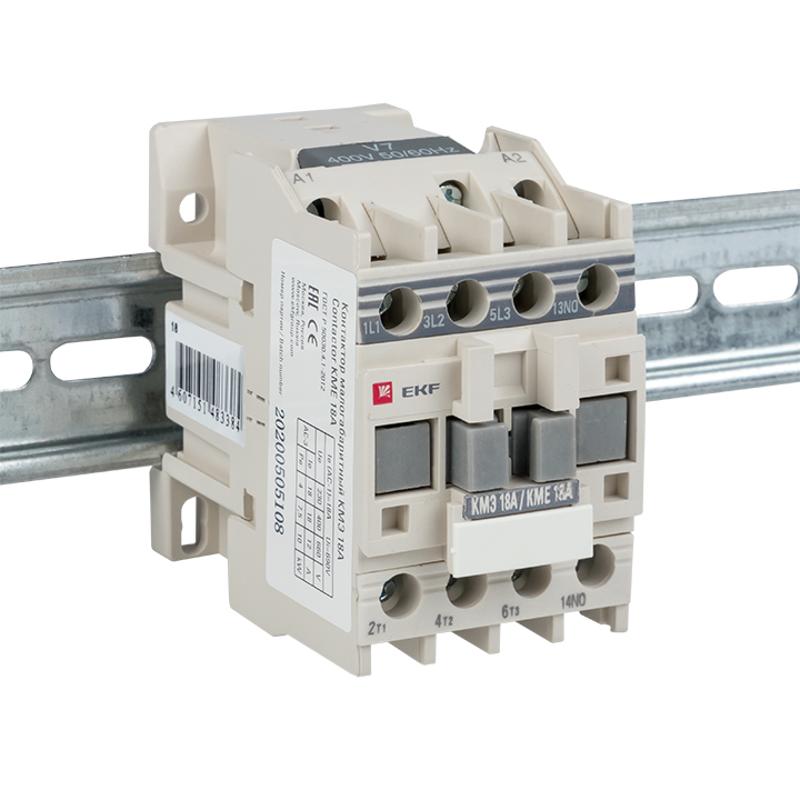 Контактор малогабаритный КМЭ 18А 220В 1NC EKF PROxima | ctr-s-18-220-nc | EKF