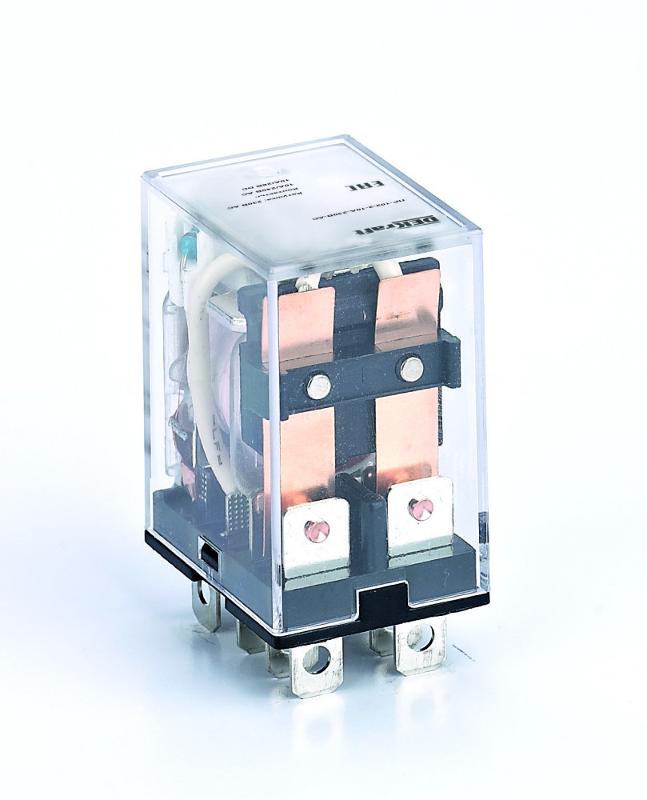 Реле промежуточное 2 конт. с LED инд. 10А 230В AC | 23917DEK | DEKraft