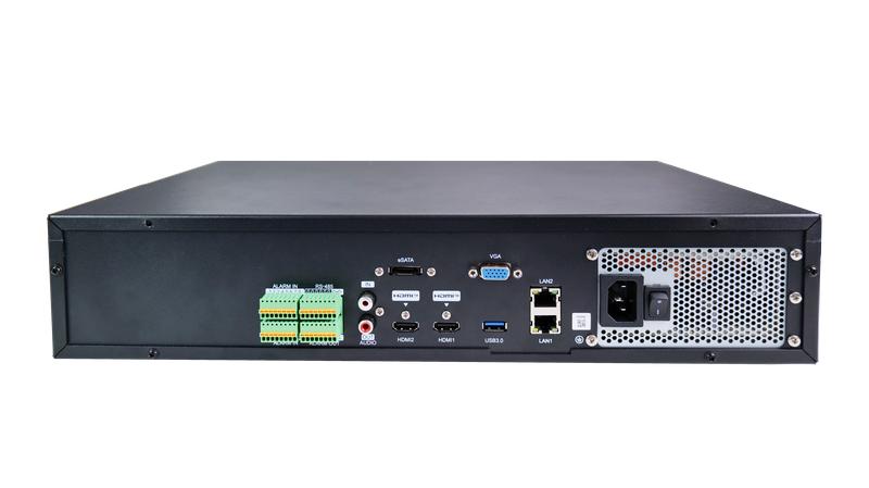 Видеорегистратор сетевой RS NVR 8K64 640 NP BK 64 порта 640Мбит/с non PoE черн. 37421750069