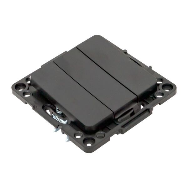 Выключатель 3-кл. Стокгольм 10А механизм черн. PROxima EKF EZV10-024-10