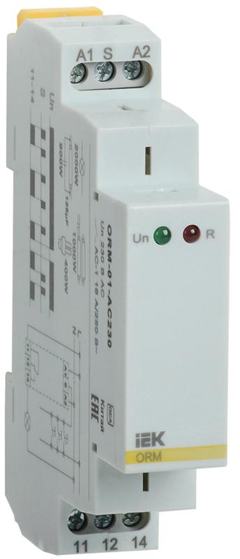 Импульсное реле ORM. 1 конт. 230 В AC | ORM-01-AC230 | IEK